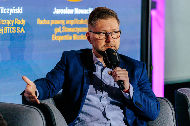 Lech Wilczyński speaking during the Invest Cuffs 2025 panel