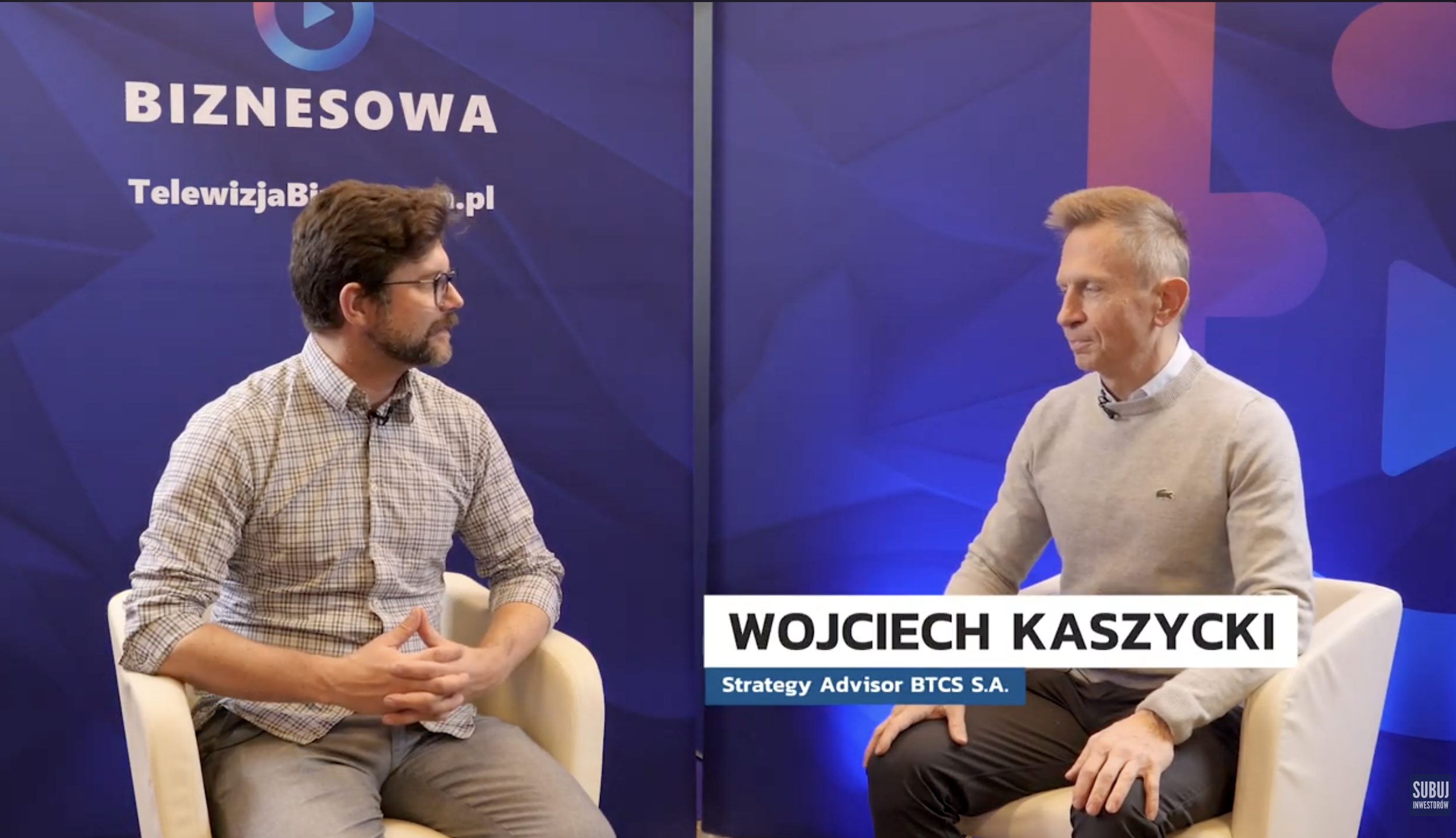 Wojciech Kaszycki podczas rozmowy na ForFin 2025